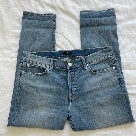 7 For All Mankind® Josefina High Waist Boyfriend Jeans (Ventana) Size 31 - Picture 7 of 15